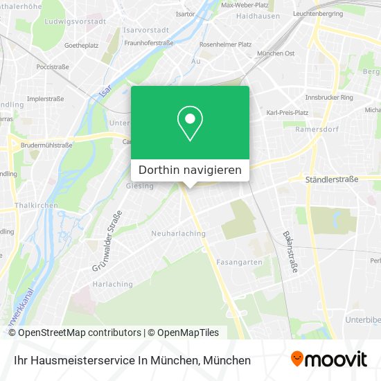 Ihr Hausmeisterservice In München Karte