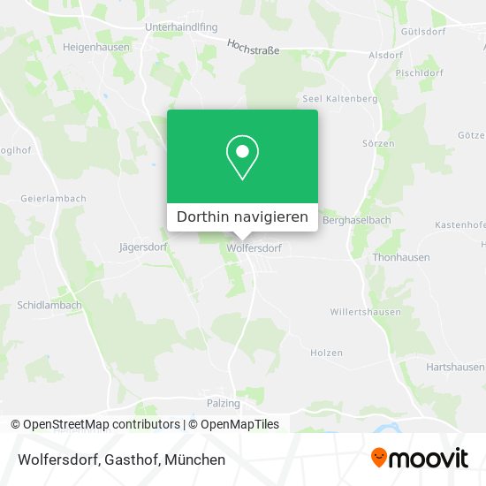 Wolfersdorf, Gasthof Karte