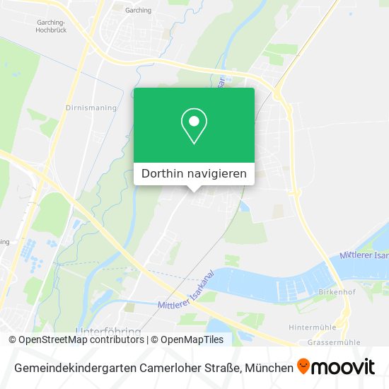 Gemeindekindergarten Camerloher Straße Karte