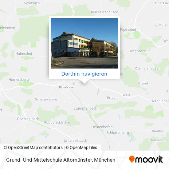 Grund- Und Mittelschule Altomünster Karte