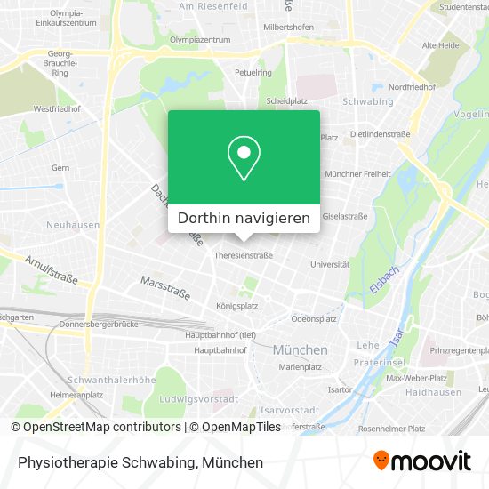 Physiotherapie Schwabing Karte