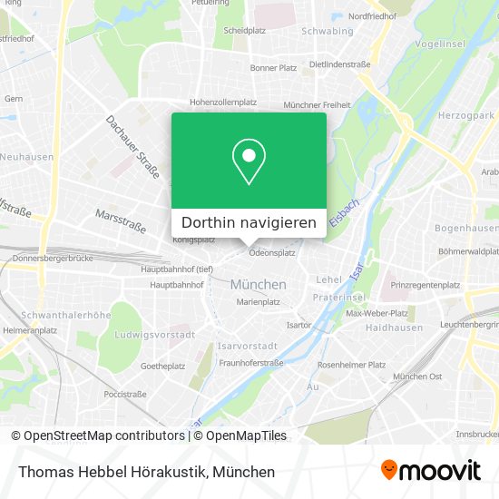 Thomas Hebbel Hörakustik Karte