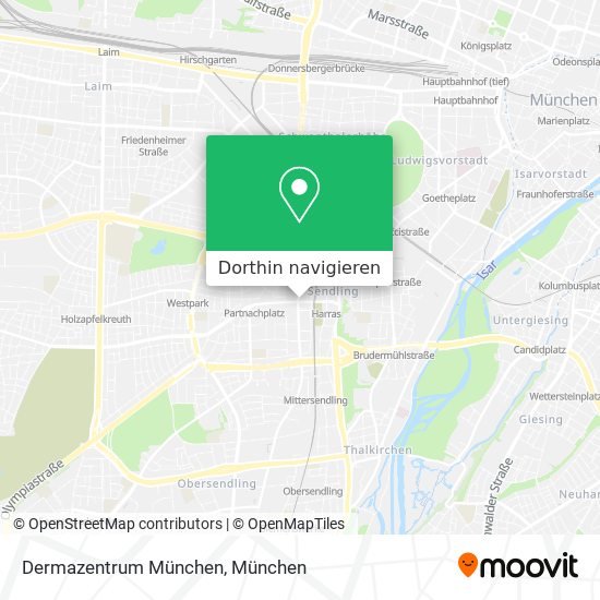 Dermazentrum München Karte