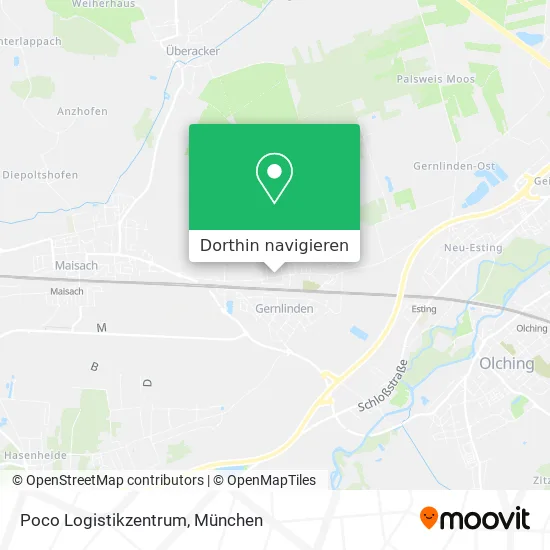 Poco Logistikzentrum Karte