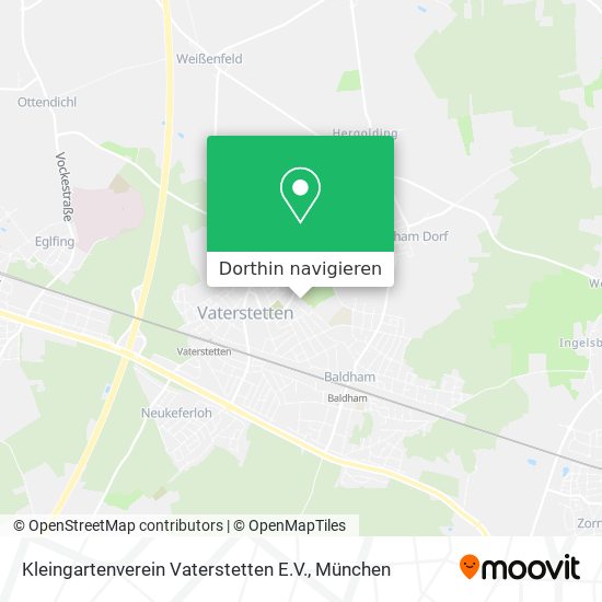 Kleingartenverein Vaterstetten E.V. Karte