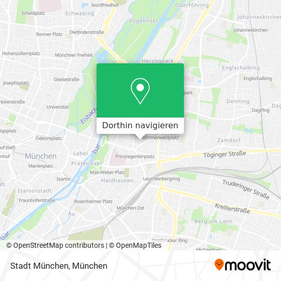Stadt München Karte