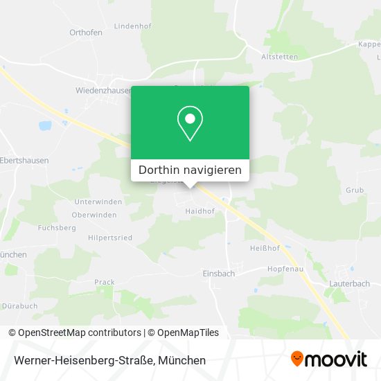 Werner-Heisenberg-Straße Karte