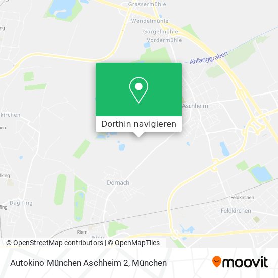 Autokino München Aschheim 2 Karte