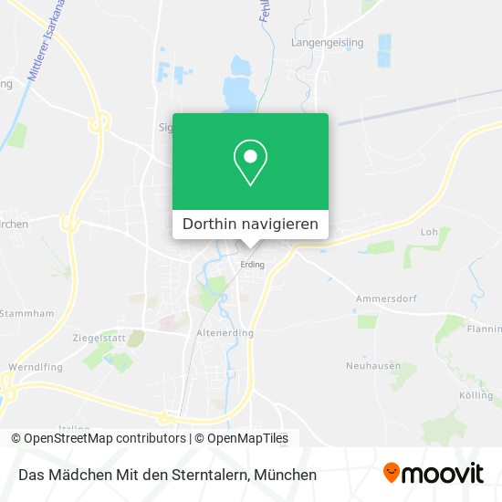 Das Mädchen Mit den Sterntalern Karte