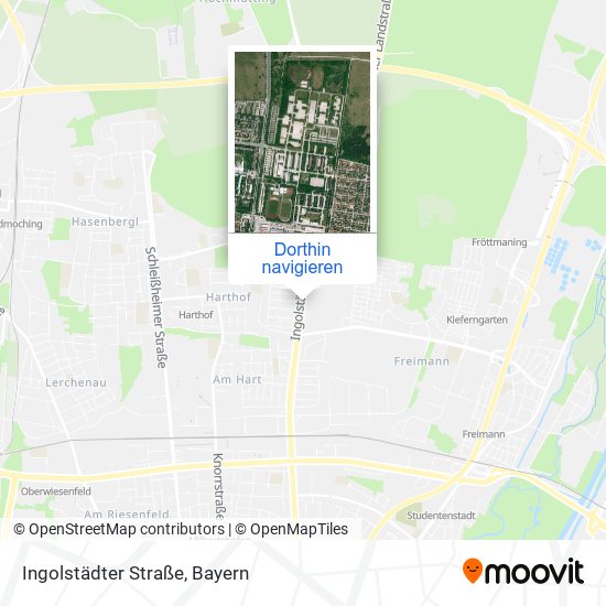 Ingolstädter Straße Karte