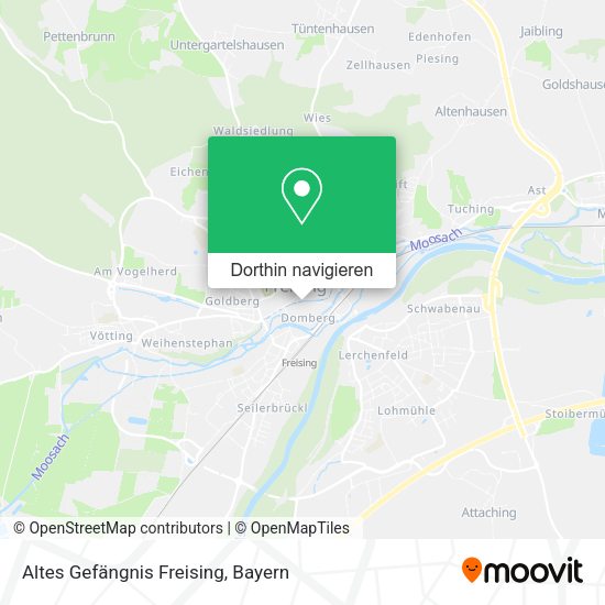 Altes Gefängnis Freising Karte