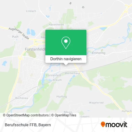 Berufsschule FFB Karte