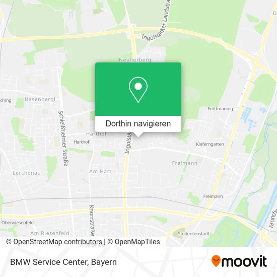 BMW Service Center Karte