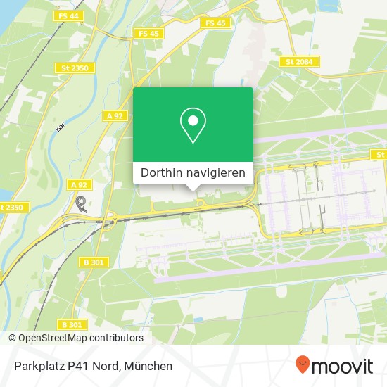Parkplatz P41 Nord Karte