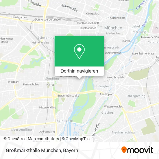 Großmarkthalle München Karte