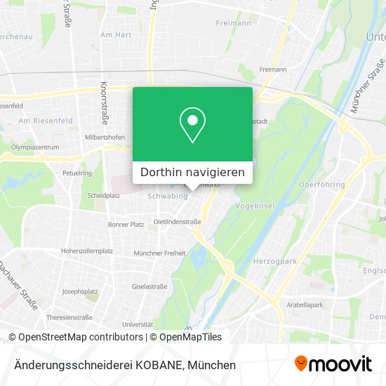 Änderungsschneiderei KOBANE Karte