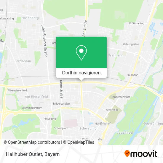 Hallhuber Outlet Karte