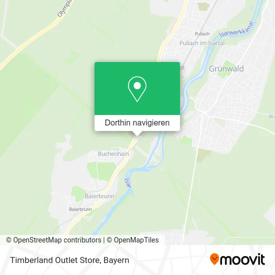 Timberland Outlet Store Karte