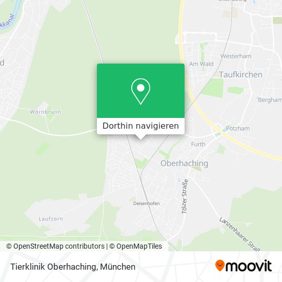 Tierklinik Oberhaching Karte