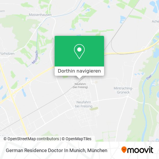 German Residence Doctor In Munich Karte