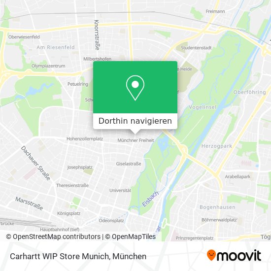 Carhartt WIP Store Munich Karte