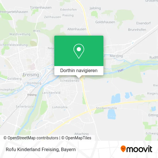 Rofu Kinderland Freising Karte