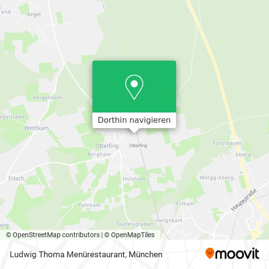 Ludwig Thoma Menürestaurant Karte