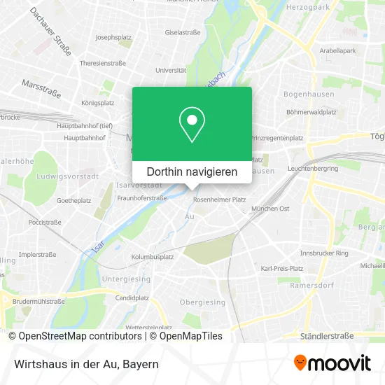 Wirtshaus in der Au Karte