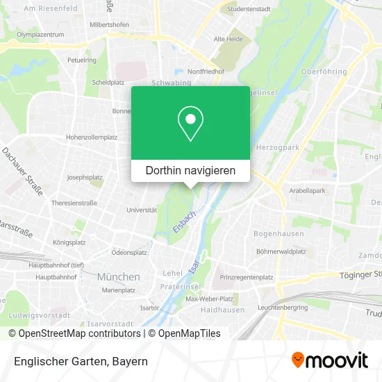 Englischer Garten Karte