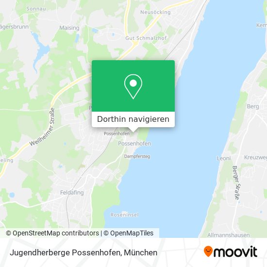 Jugendherberge Possenhofen Karte