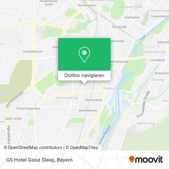 GS Hotel Good Sleep Karte