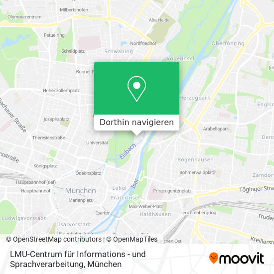 LMU-Centrum für Informations - und Sprachverarbeitung Karte