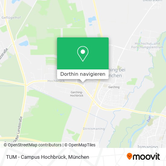 TUM - Campus Hochbrück Karte