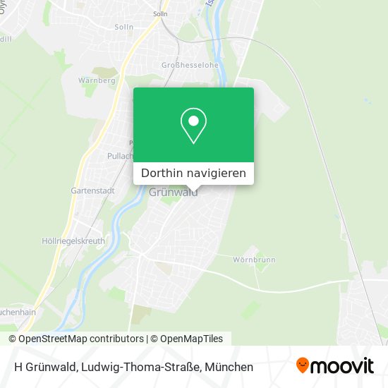 H Grünwald, Ludwig-Thoma-Straße Karte