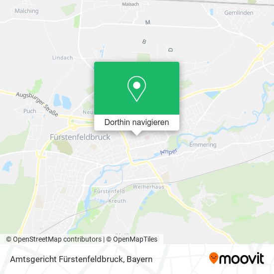 Amtsgericht Fürstenfeldbruck Karte