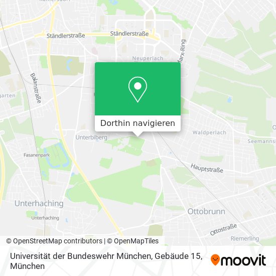 Universität der Bundeswehr München, Gebäude 15 Karte