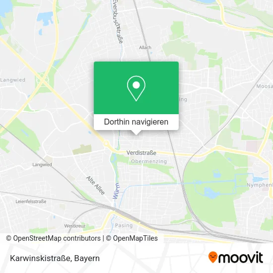 Karwinskistraße Karte