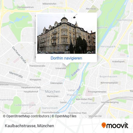 Kaulbachstrasse Karte