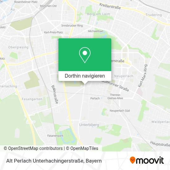 Alt Perlach Unterhachingerstraße Karte