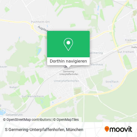 Wie komme ich zu S GermeringUnterpfaffenhofen in