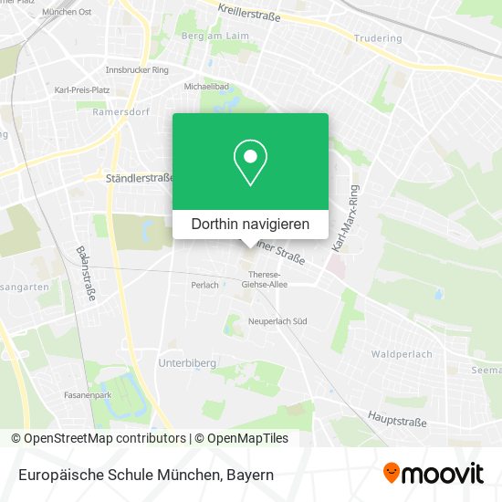 Europäische Schule München Karte