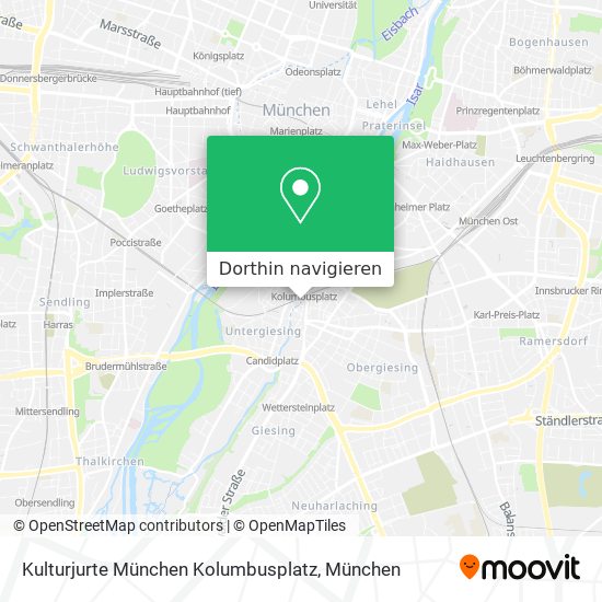 Kulturjurte München Kolumbusplatz Karte