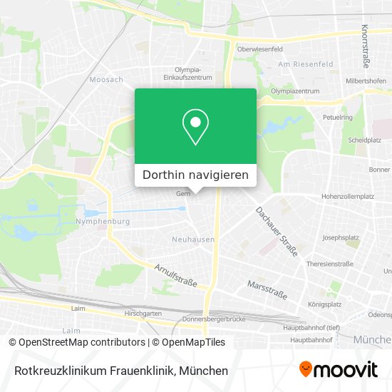 Rotkreuzklinikum Frauenklinik Karte