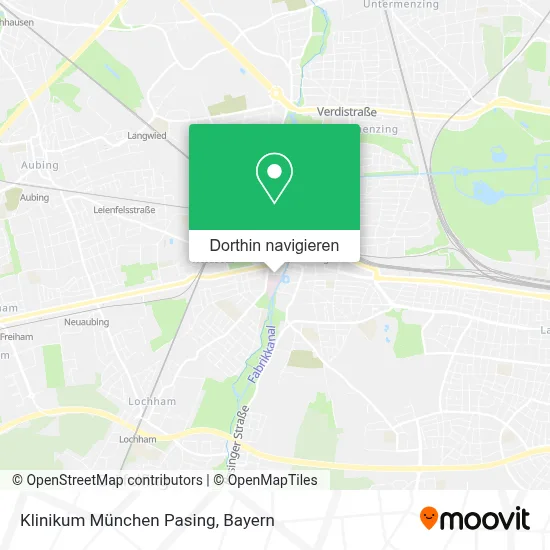 Klinikum München Pasing Karte