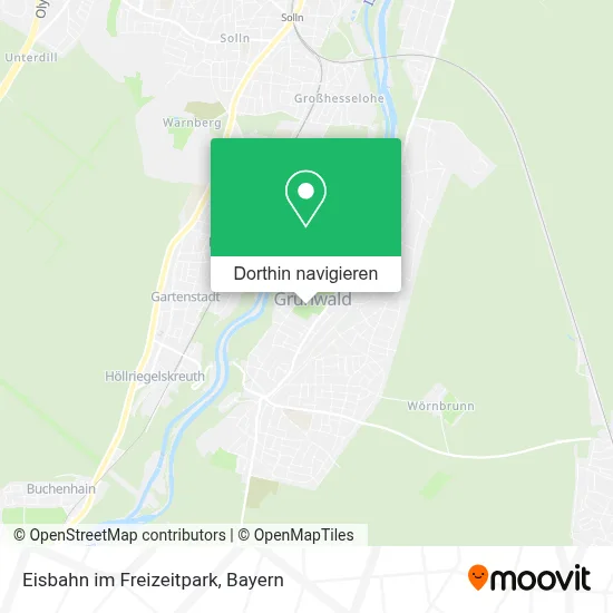 Eisbahn im Freizeitpark Karte