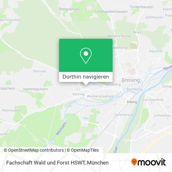 Fachschaft Wald und Forst HSWT Karte