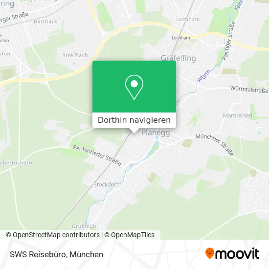 SWS Reisebüro Karte