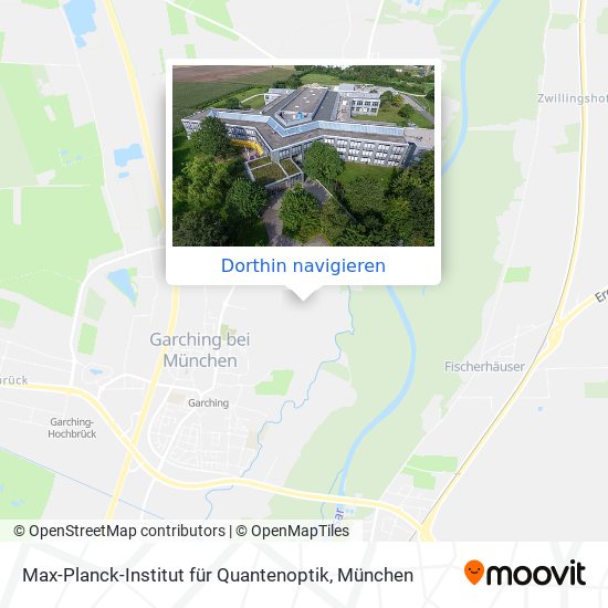 Max-Planck-Institut für Quantenoptik Karte