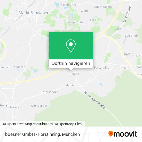 boesner GmbH - Forstinning Karte