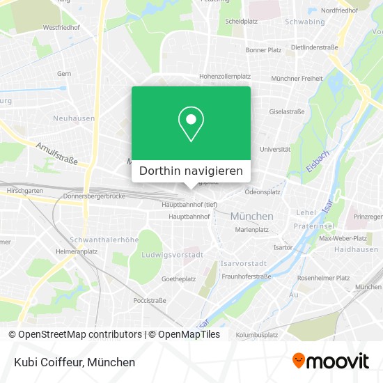 Wie komme ich zu Kubi Coiffeur in München Innenstadt mit